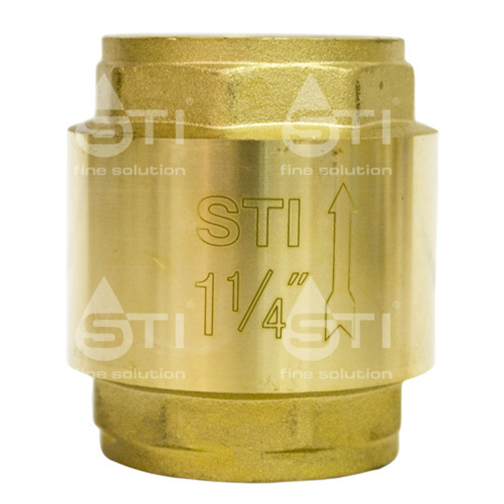 Клапан обратный пружинный STI 32 (латунный шток)