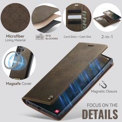 Чехол-кошелек CaseMe 2 in 1 MagSafe Samsung Galaxy S23 Ultra