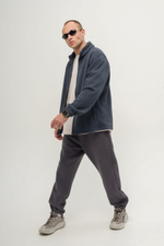 Брюки трикотажные KUL'TURA "Fleece 400GR" Темно-серый