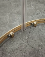 Душевой уголок Cezares Molveno 90x120 RH-2-120/90-C-BORO-IV стекло прозрачное/профиль золото брашированное