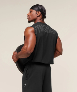 Майка GYMSHARK Power Cut Off Tank Blackout