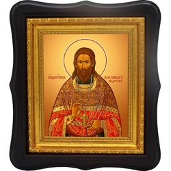 Александр Андреев священномученик пресвитер. Икона на холсте.