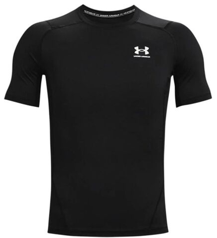 Теннисная футболка Under Armour HeatGear Short Sleeve - black/white