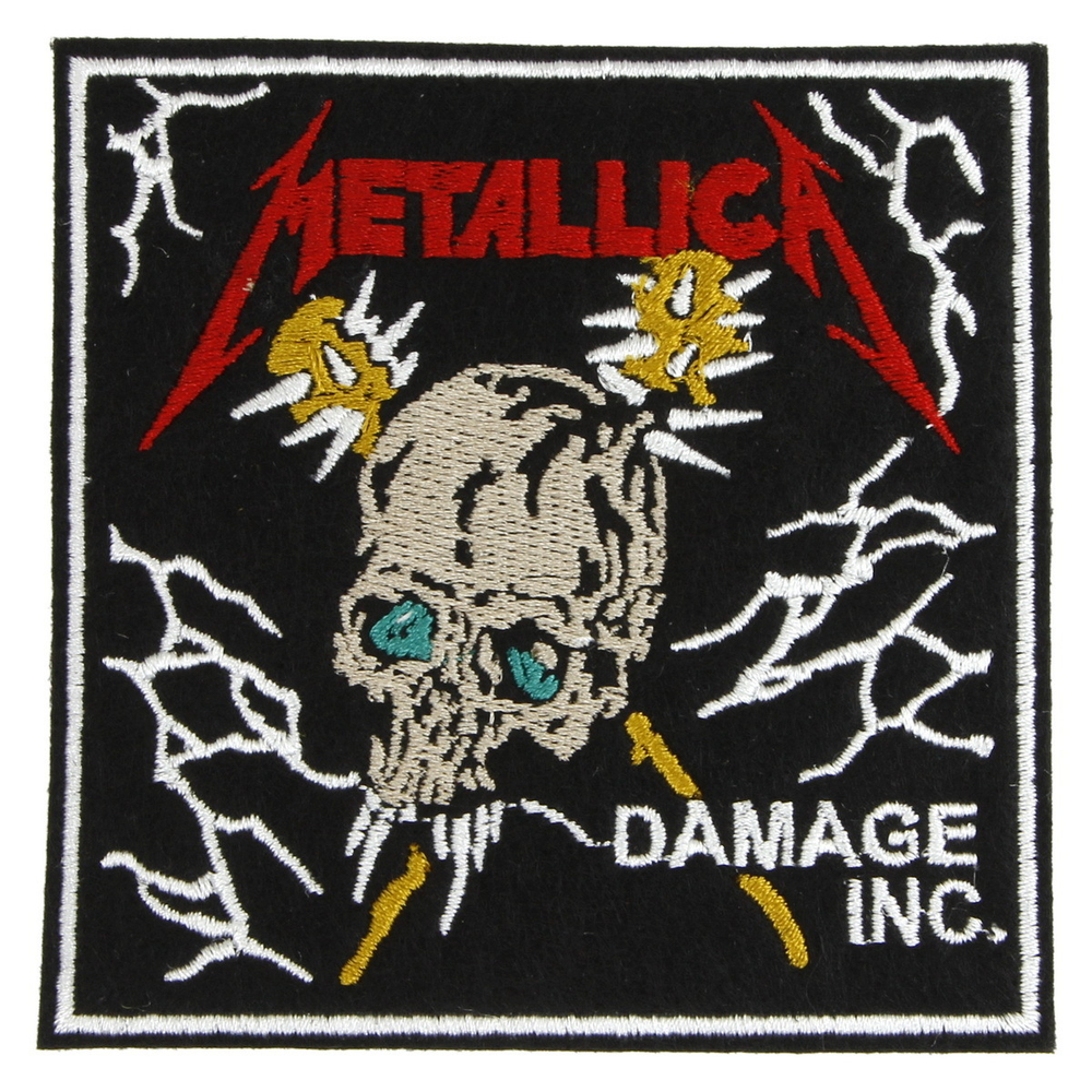 Нашивка с вышивкой группы Metallica