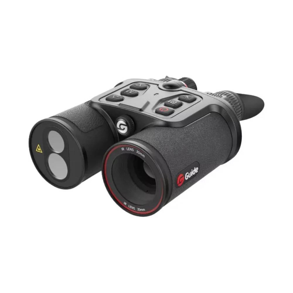 Тепловизионный бинокль Guide TN430 LRF (2,3-9,2x, 35mm/F1.2,сенсор 400х300, Vox, 17μm, Wi-Fi, видеозапись, дальномер 600м)