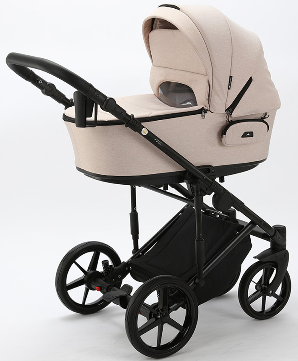 Детская коляска Adamex Zico 2 в 1 Z-TK20 СВ.БЕЖ.ТК