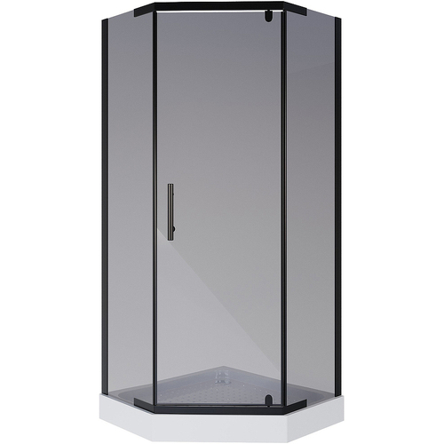 Душевой уголок Niagara Eco 90х90 NG-009-14DT профиль Черный стекло тонированное