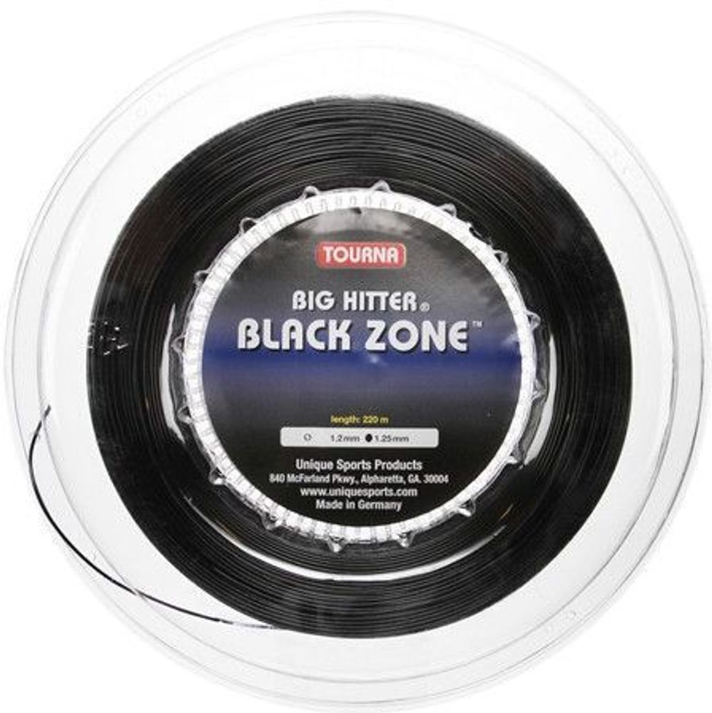 Теннисные струны Tourna Big Hitter Black Zone (220 m) - черный