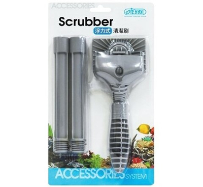 Скруббер с синтетической губкой и удлиняющими насадками