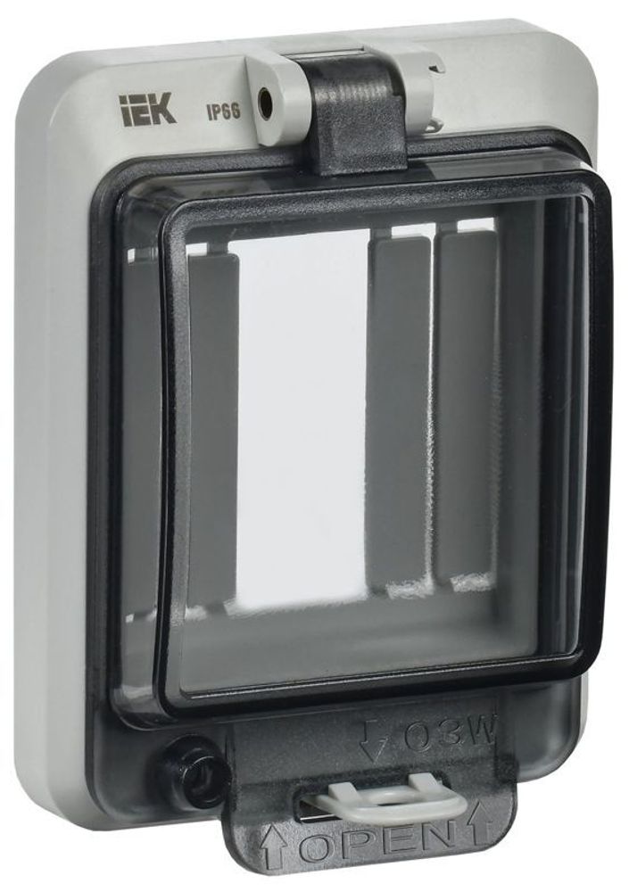 Крышка защитная для выреза в шкафу 3 модуля IP66 IEK YWP10-03-66 Крышка защитная для выреза в шкафу 3 модуля IP66 IEK YWP10-03-66