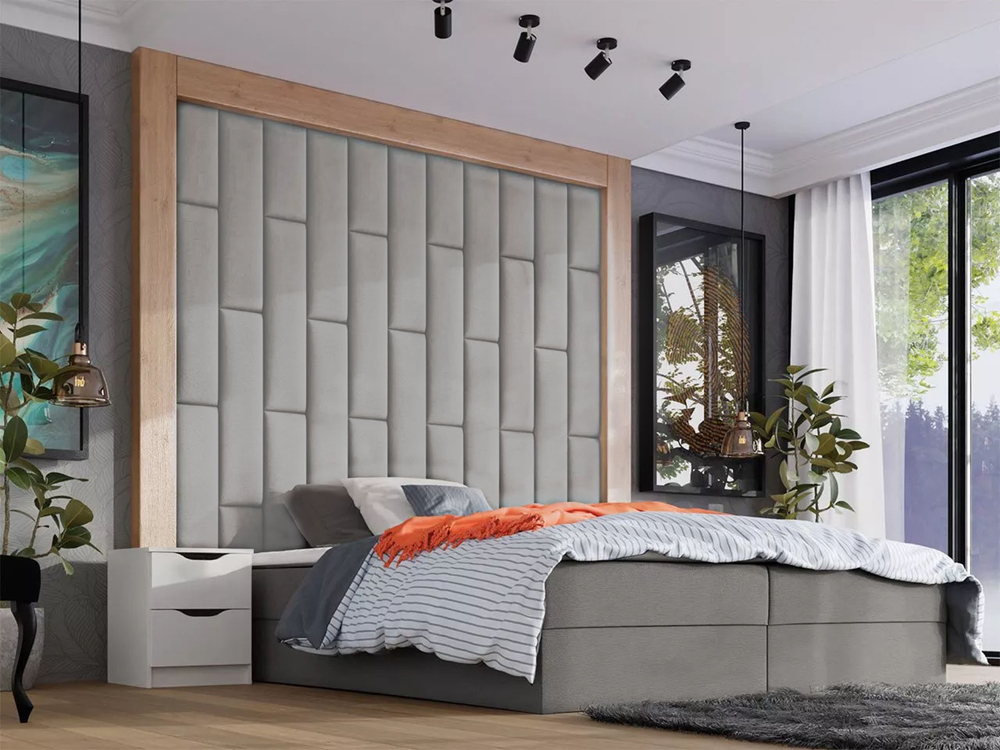 Мягкие панели; Стеновая панель; Изголовье для кровати 20х40см, 2 шт в комплекте