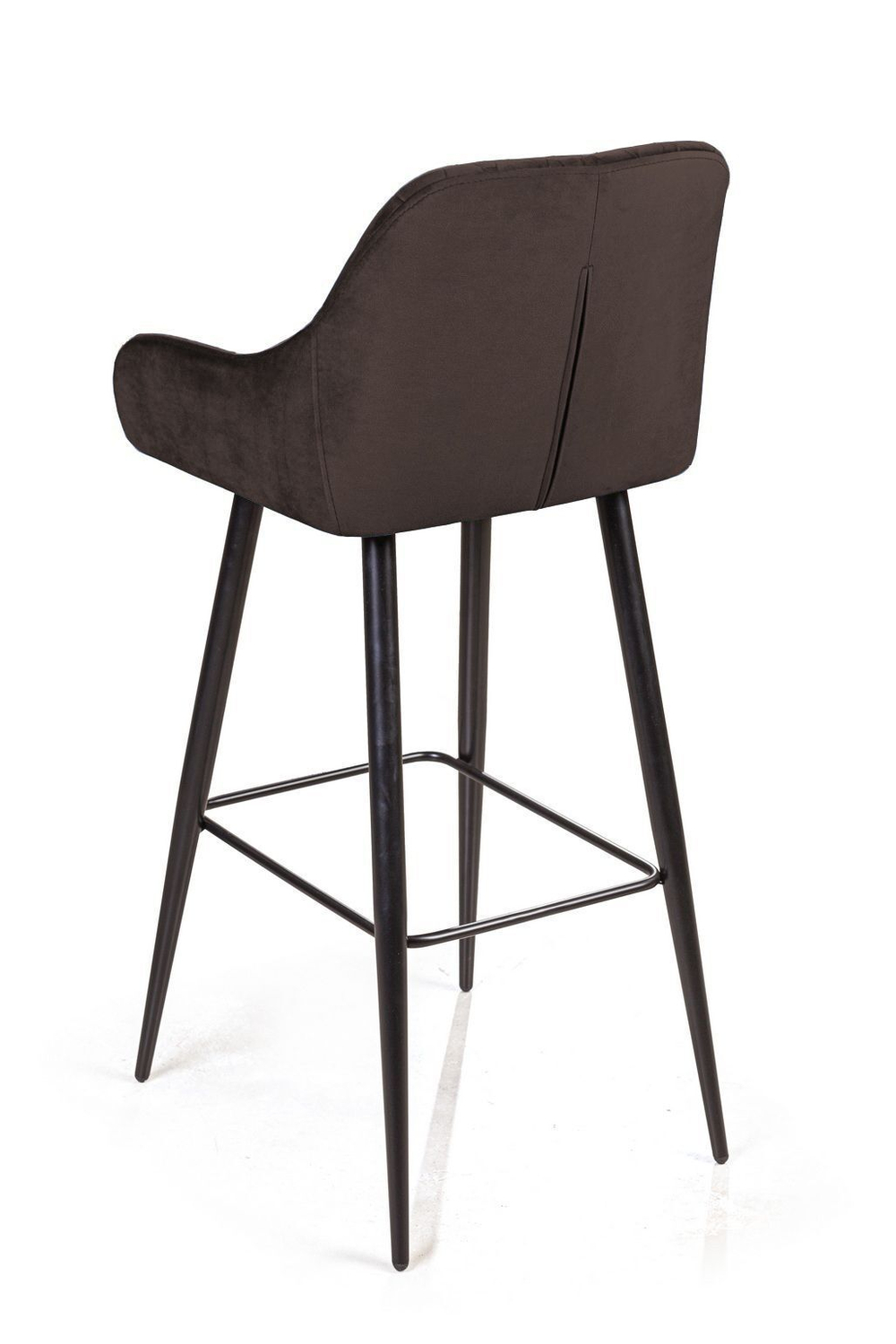 Стул барный Robert, бархат антрацит 14