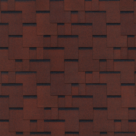 Черепица битумная гибкая Tegola COMFORT SANREMO Rosso 402
