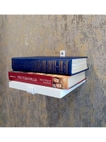 Полка настенная лофт маленькая на кронштейне