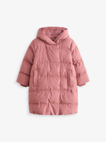 Куртка утепленная с капюшоном для девочки Next K79-846, Розовый