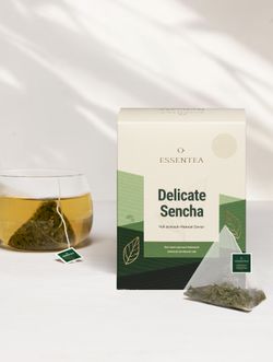 Чай зеленый "Нежная Сенча" в пирамидках 50 г. (2,5 г х 20 шт)