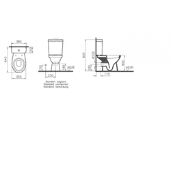 Унитаз-компакт Eisberg (NORM-Vitra)