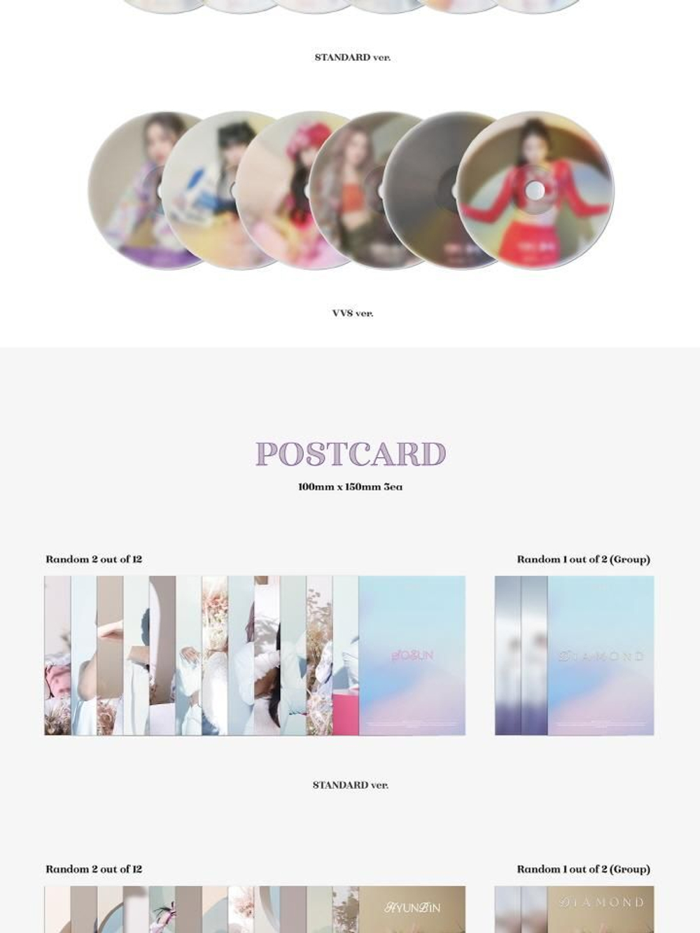 Альбом TRI.BE - DIAMOND 4th Single Album 2 Version SET