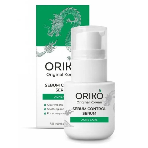 ORIKO Сыворотка для лица для проблемной кожи с кислотами-Sebum Control Serum Acne Care, 50мл