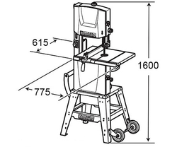 Ленточная пила Makita LB1200F