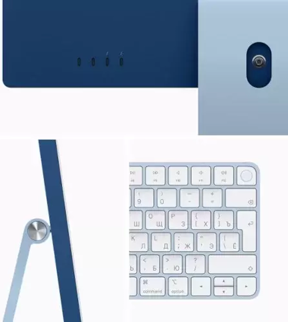 Моноблок Apple iMac 24" M1 8-core CPU 8-Core GPU/16GB/1TB Blue (Y2021) (Z12W000BZ)