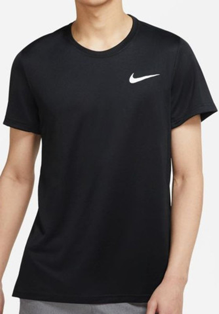 Мужская теннисная футболка Nike Dri-Fit Superset Top SS M - black/white