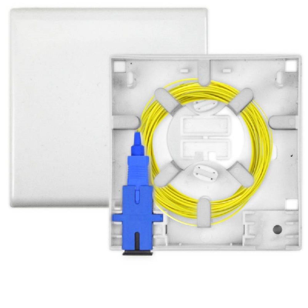 Оптическая розетка (1 порт SC/UРС) полный комплект