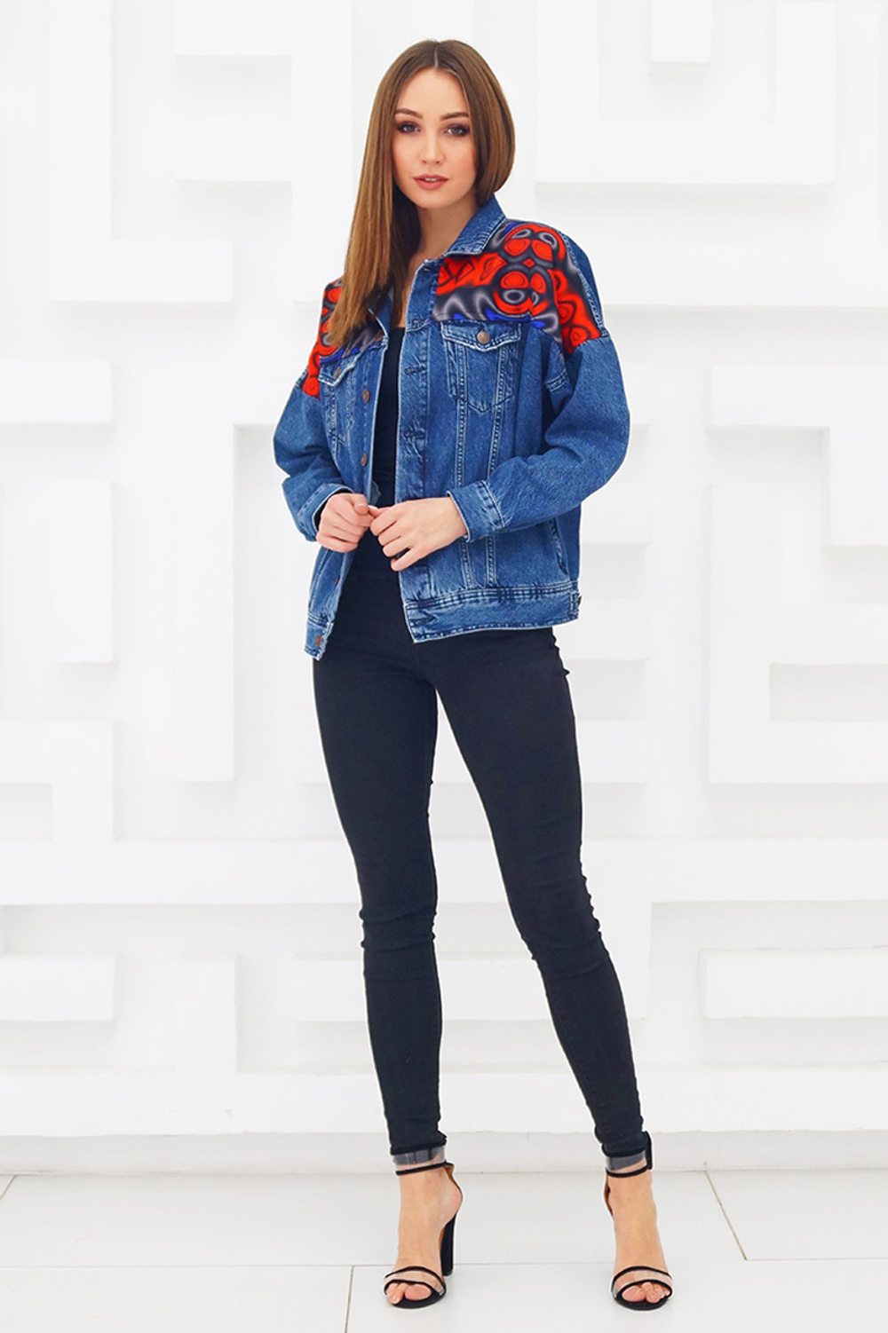 LIGVIANNI Джинсовая куртка Denim Jacket Fire