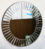 Зеркало настенное Garda Decor 50SX-2023, круглое, 60 см, ободок зеркальный.