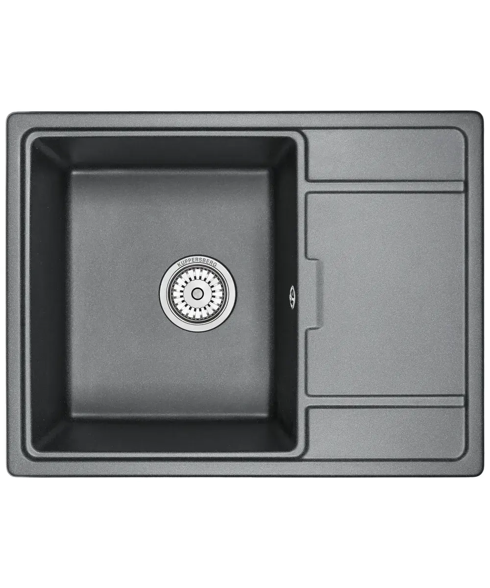 Кухонная мойка Kuppersberg ROYS 50 NL 1B1D ANTHRACITE фото 