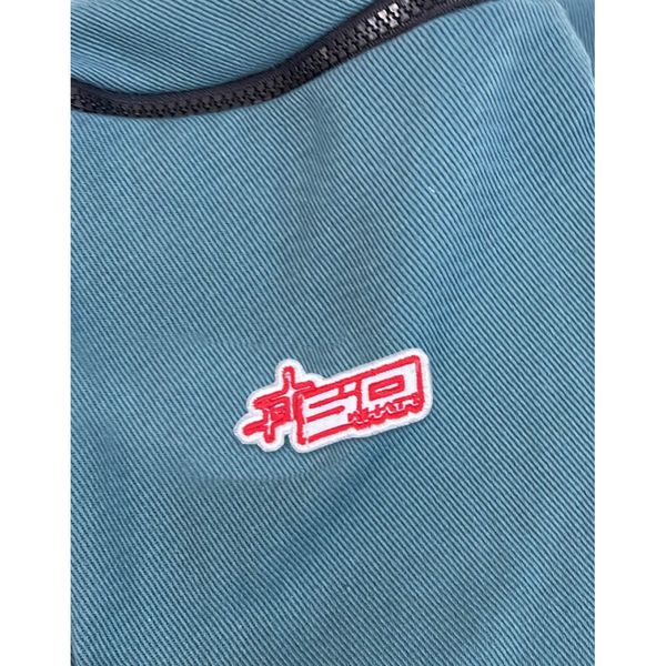 Брюки Карго Широкие Плотные Голубые - фото 6