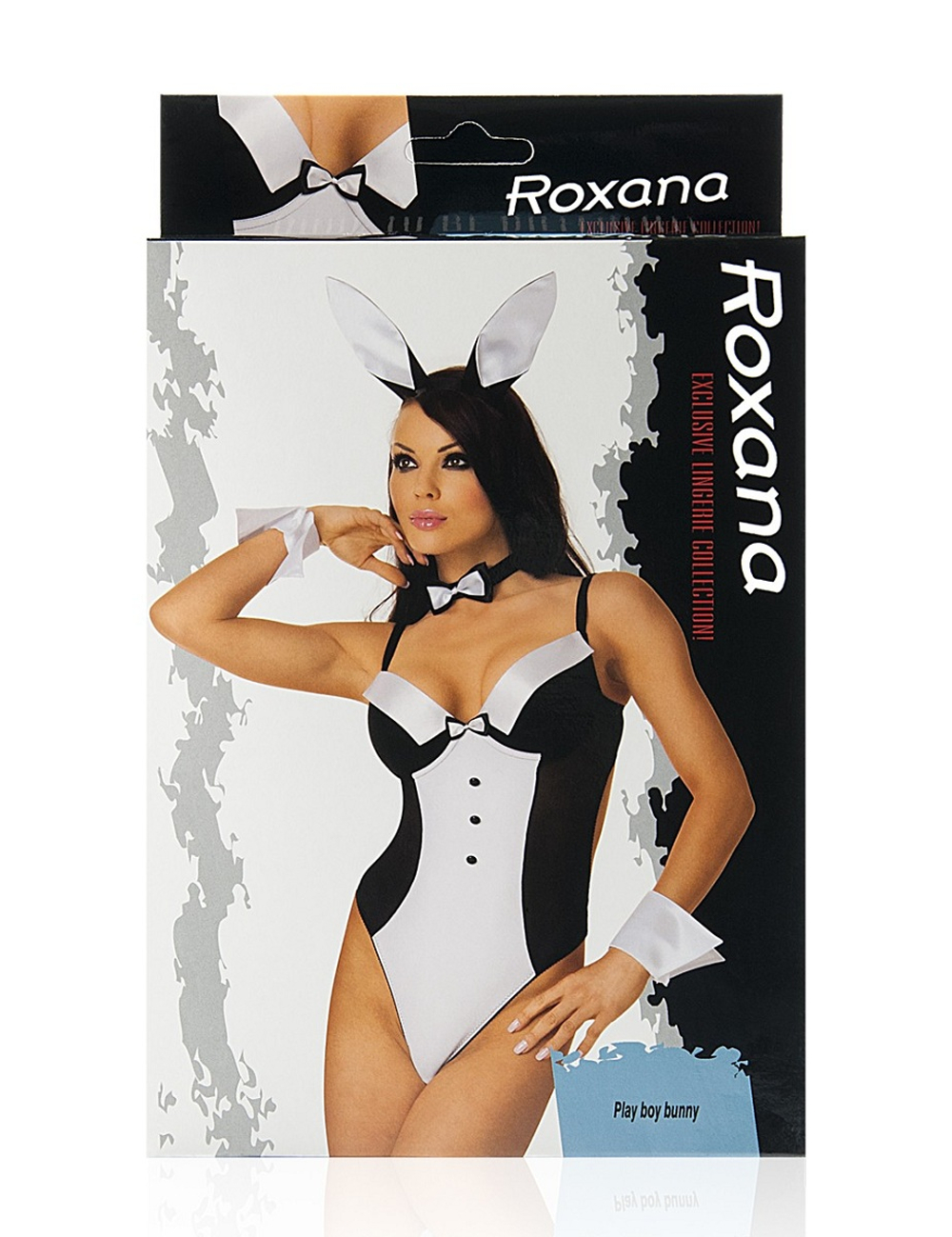 Игровой костюм зайчика Play Boy Bunny (Размер: S) (Цвет: черный с белым)