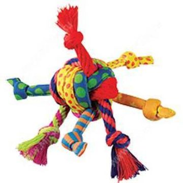 Petstages игрушка для собак Rag Rope Ball Мячик из канатов, 18-21 см