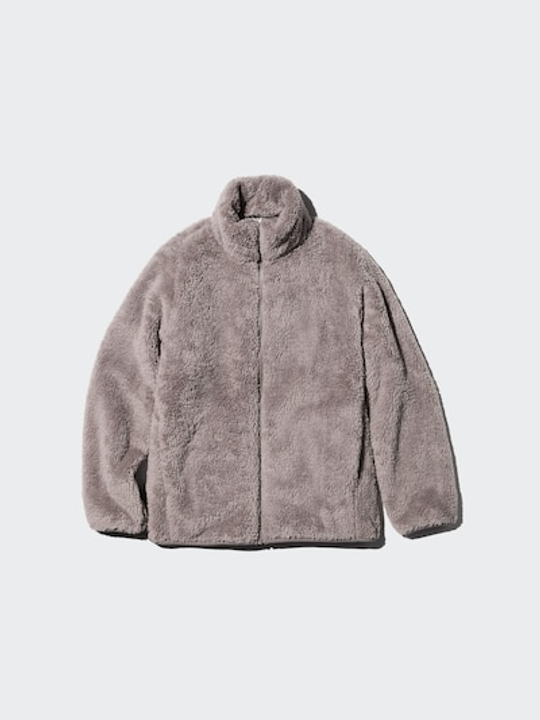 UNIQLO Мягкая куртка из флиса, коричневый