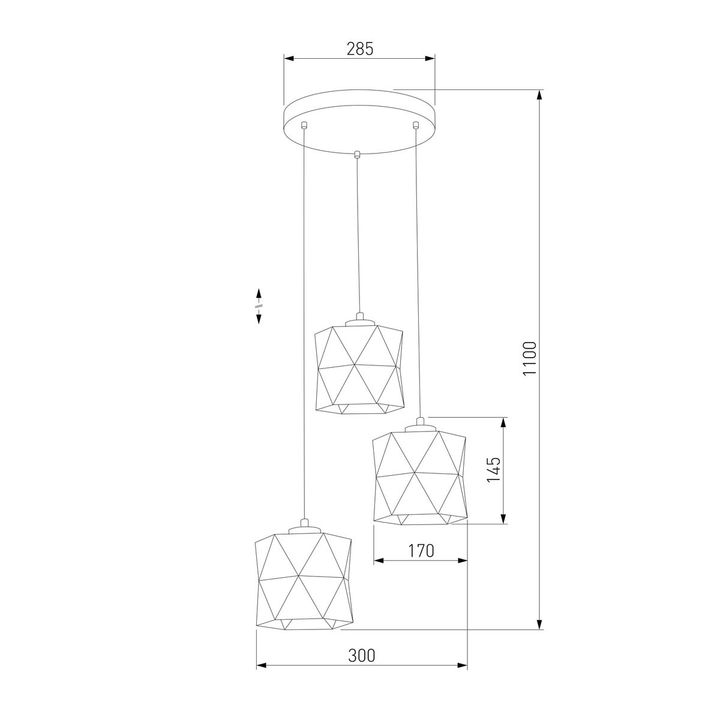 Подвесная люстра TK Lighting 3250 Siro White