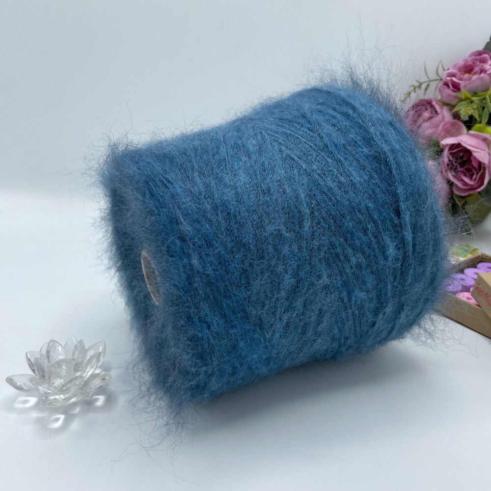 (Смотка в две нити) ECAFIL 30% кид мохер 30% полиамид 40% полиакрил