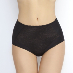 Трусы с завышенной линией талии и низким вырезом по линии бедер (Размер: 58) (Цвет: пудровый)