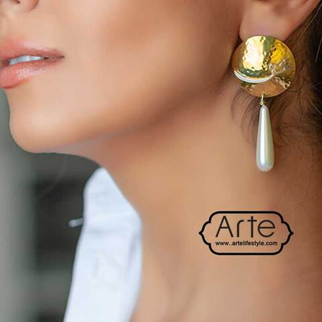 Серебряные серьги с жемчугом Arte Mohbub 20220441 Иран