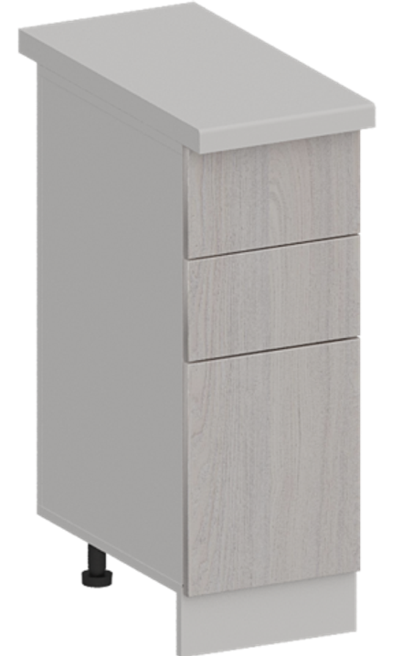 Кухня Модуль ШН3Я 300 Графит / Анкор