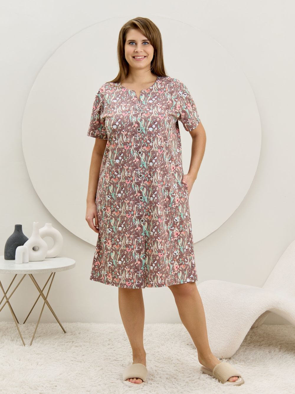 Халат Рейна Виотекс КОРИЧНЕВЫЙ