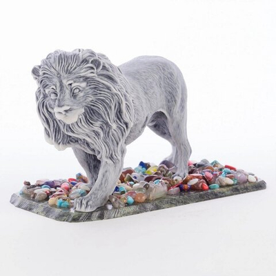 Сувенир "Лев большой" из мрамолита
