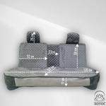 Универсальный чехол на весь салон из велюра в коричневом цвете