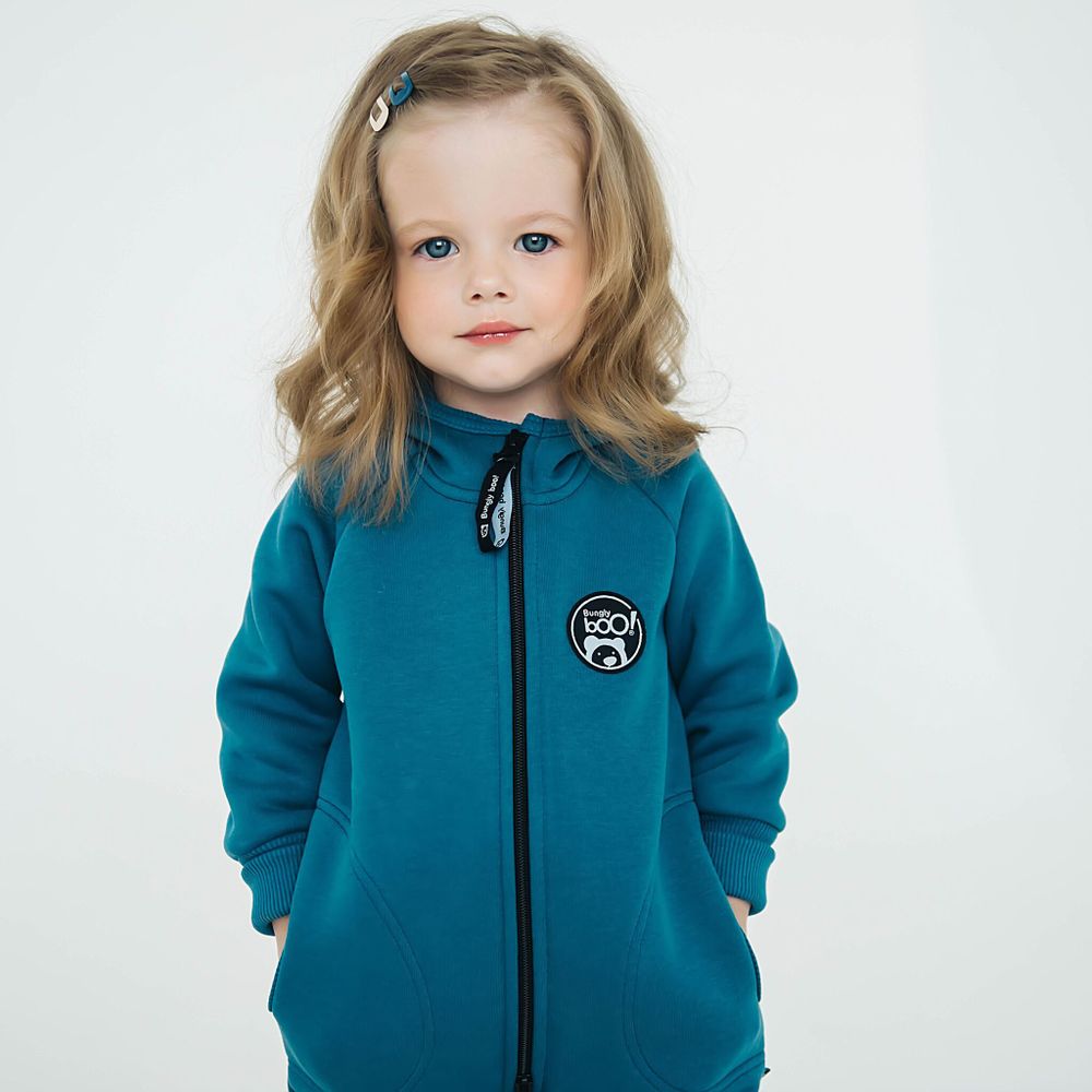 Комбинезон с карманами "Синий камень" утепленный