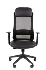 Офисное кресло Chairman 500LT Россия экокожа черный/TW-01 черный