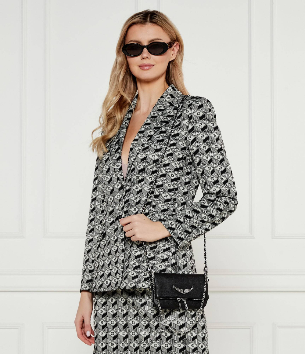 Кожаный клатч Zadig&Voltaire - черный(LWBA00211)