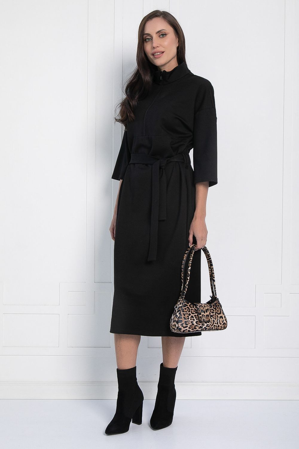 Платье Виана НЬЮ (черное) П12699-2 LT Collection