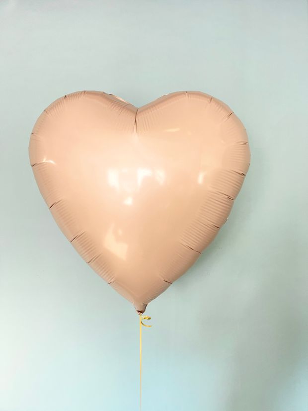 Ag Шар 32" сердце Мистик Крем 82 см (БГ-70)