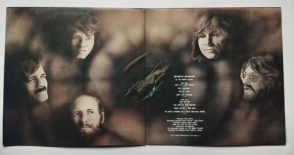 Винтажная виниловая пластинка LP The Moody Blues Seventh Sojourn (Japan 1978) (No Obi)