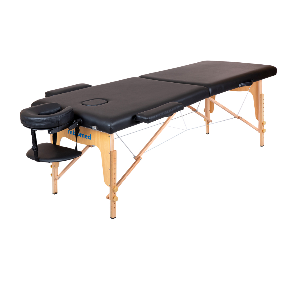 Массажный складной стол Mizomed Standart 3 черный