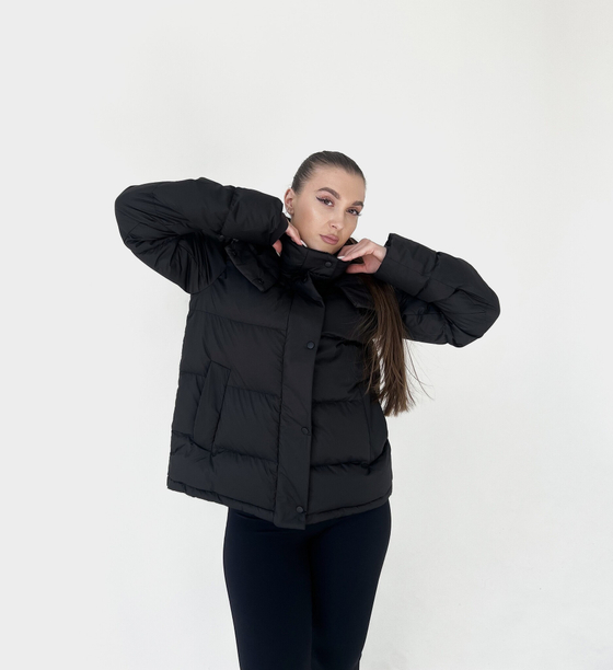 ПУХОВИК ЗИМНИЙ HAWK (черный)